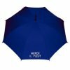Merde Il Pleut Umbrella Blue