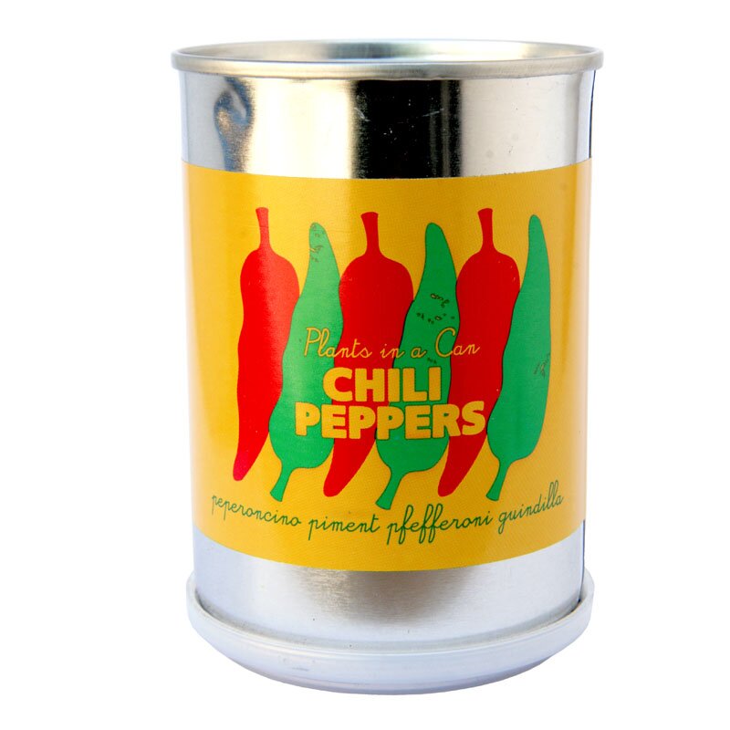 Plants in a Can- Chili Peppers - Click Image to Close